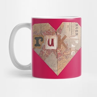 Show Care and Spread Love wiz "R U OK?" Mug